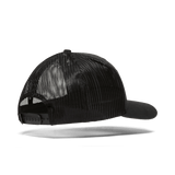 Black NOBULL Curved Brim Trucker Back Silhouette Angle
