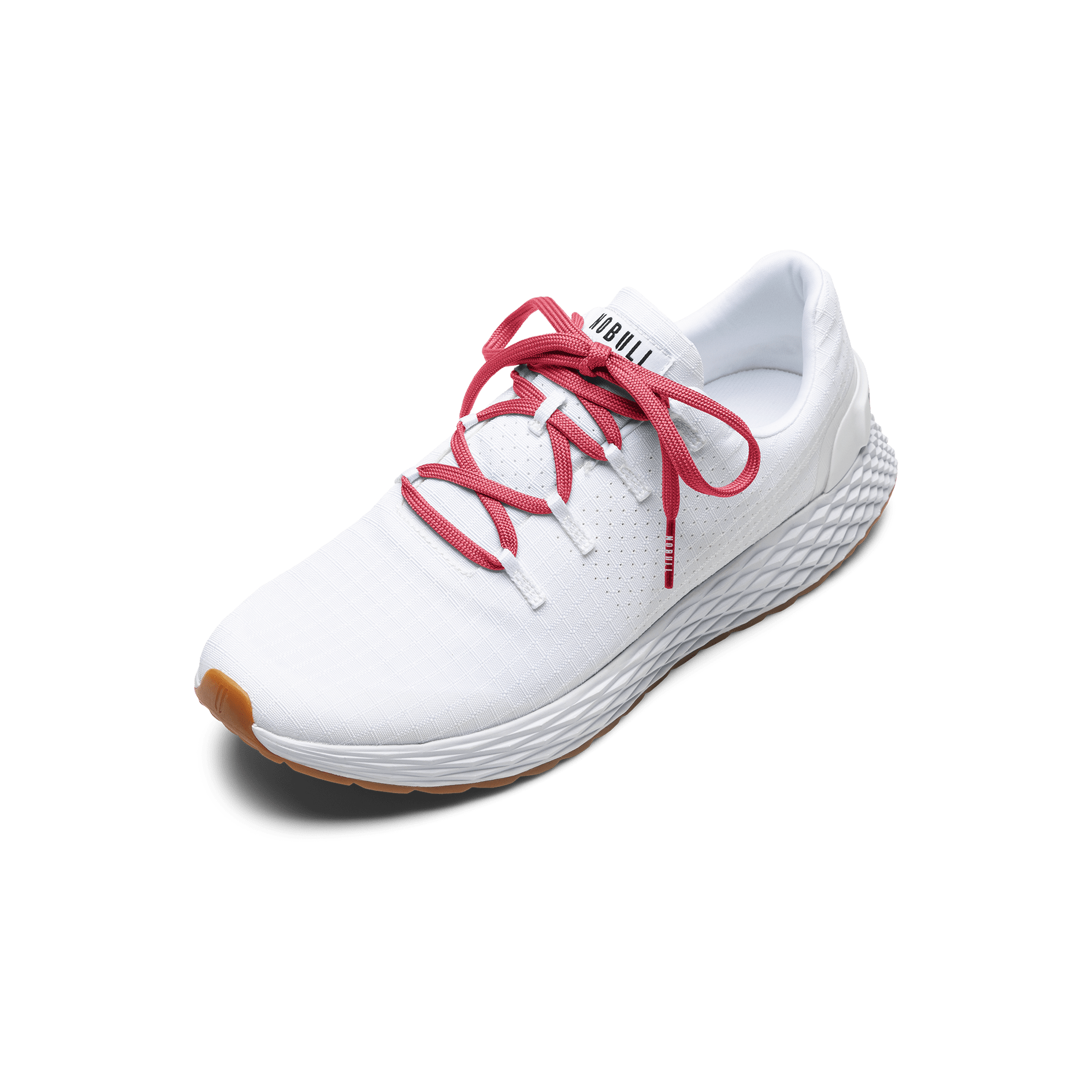White Allday Ripstop Shoe with Hibiscus Shoelaces.