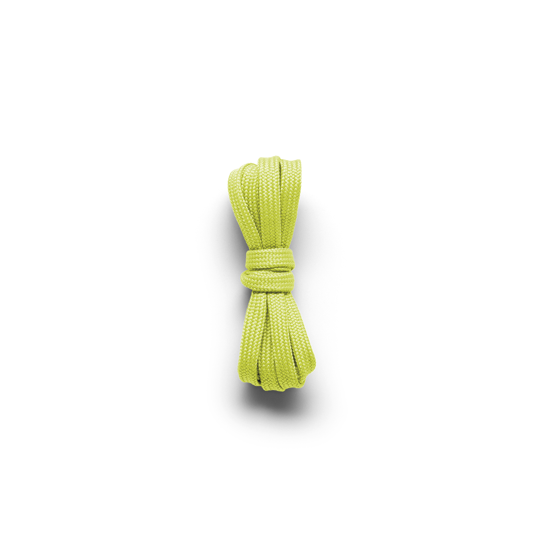 Zest Shoelaces Tied Into a Knot.