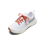 White Journey Shoe with Sunset Shoelaces.