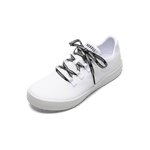 White Recs Canvas Shoe with #IAMNOBULL Shoelaces.