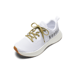 White Journey Shoe with Ginger Laces.
