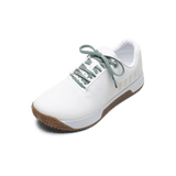 White Outwork Edge Shoe with Blue Haze Shoelaces.