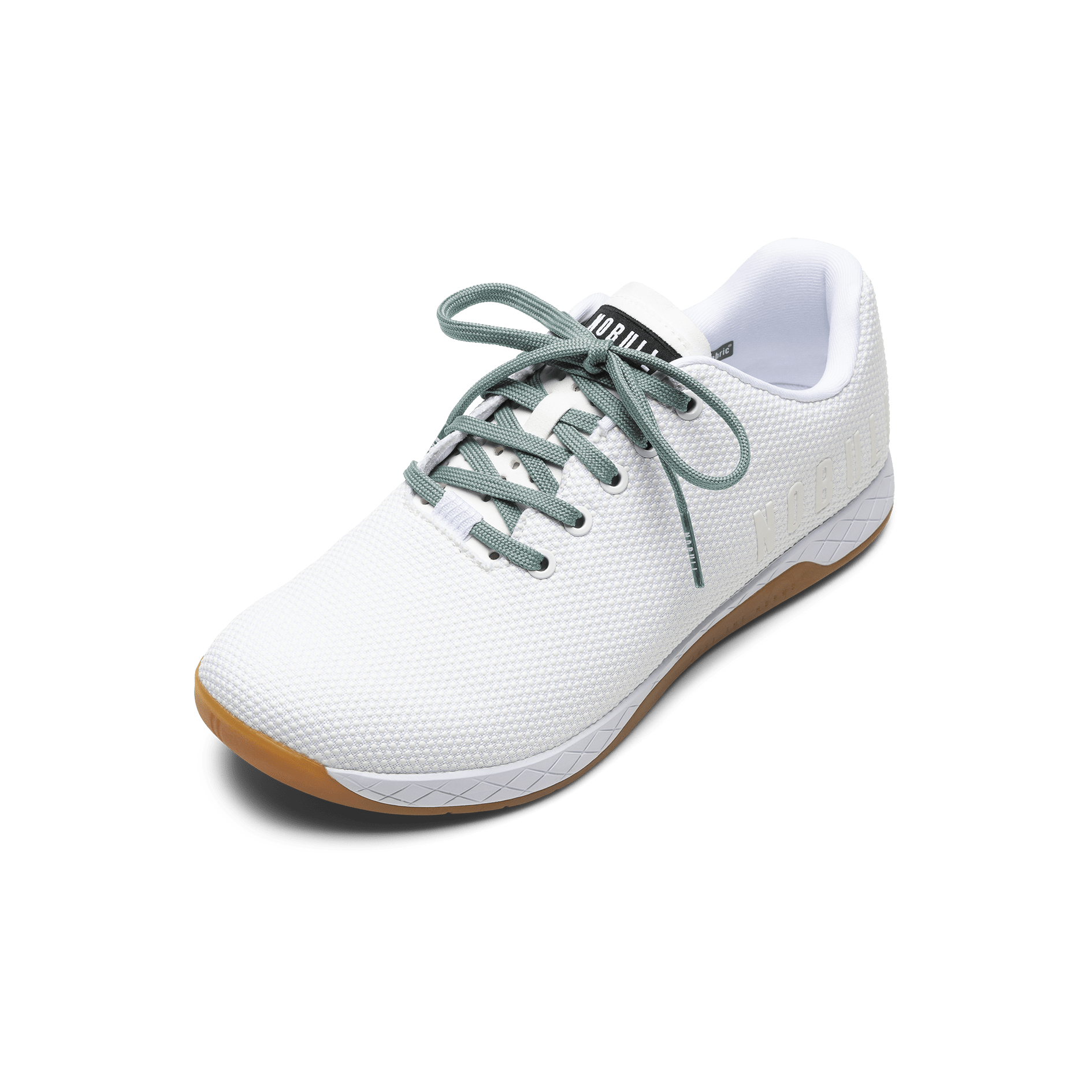 White Outwork Shoe with Blue Haze Shoelaces.