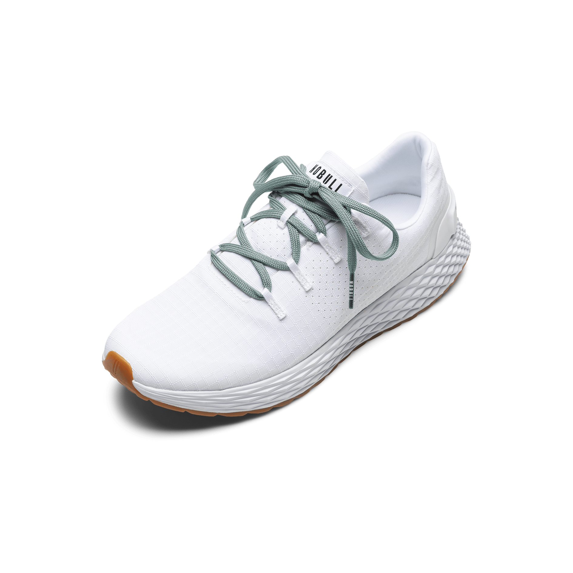 White Allday Ripstop Shoe with Blue Haze Shoelaces.