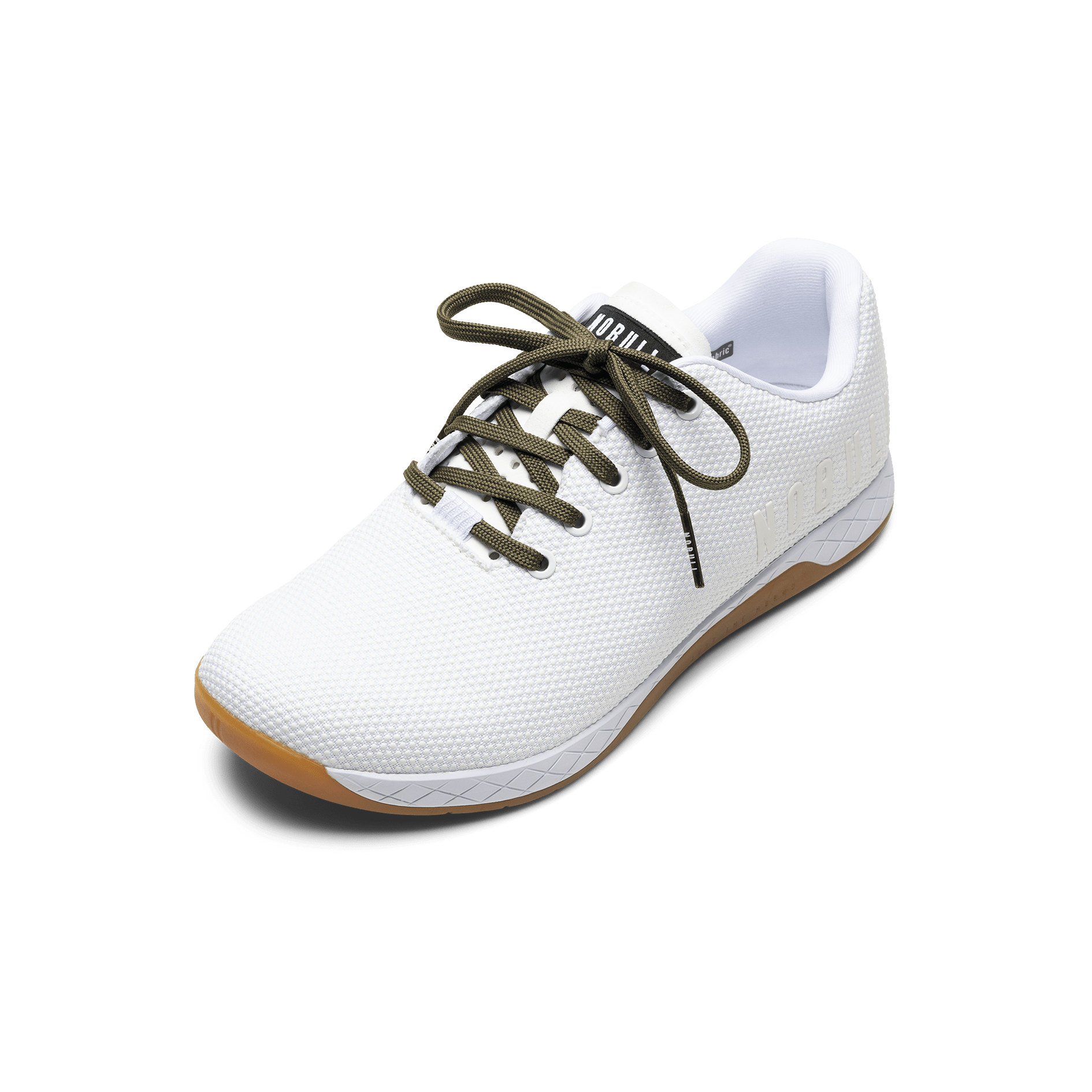 White Outwork Shoe with Tactical Green Shoelaces.