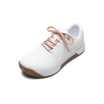 White Outwork Edge Shoe with Sunrise Shoelaces.