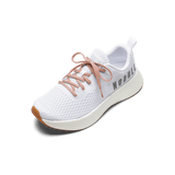 White Journey Shoe with Sunrise Shoelaces.