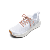 White Drive Mesh Shoe with Sunrise Shoelaces.
