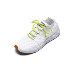 White Allday Knit Shoe with Zest Shoelaces.