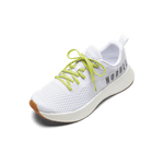 White Journey Shoe with Zest Shoelaces.
