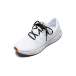 White Allday Ripstop Shoe with Jet Black Shoelaces.