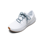 White Allday Ripstop Shoe with Powder Blue Shoelaces.