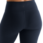 Night Navy Women's High-Rise Matte Tight 25" Back Detail Angle. 