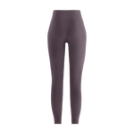 Black Plum Women's High-Rise Matte Tight 25" Silhouette Back Angle.