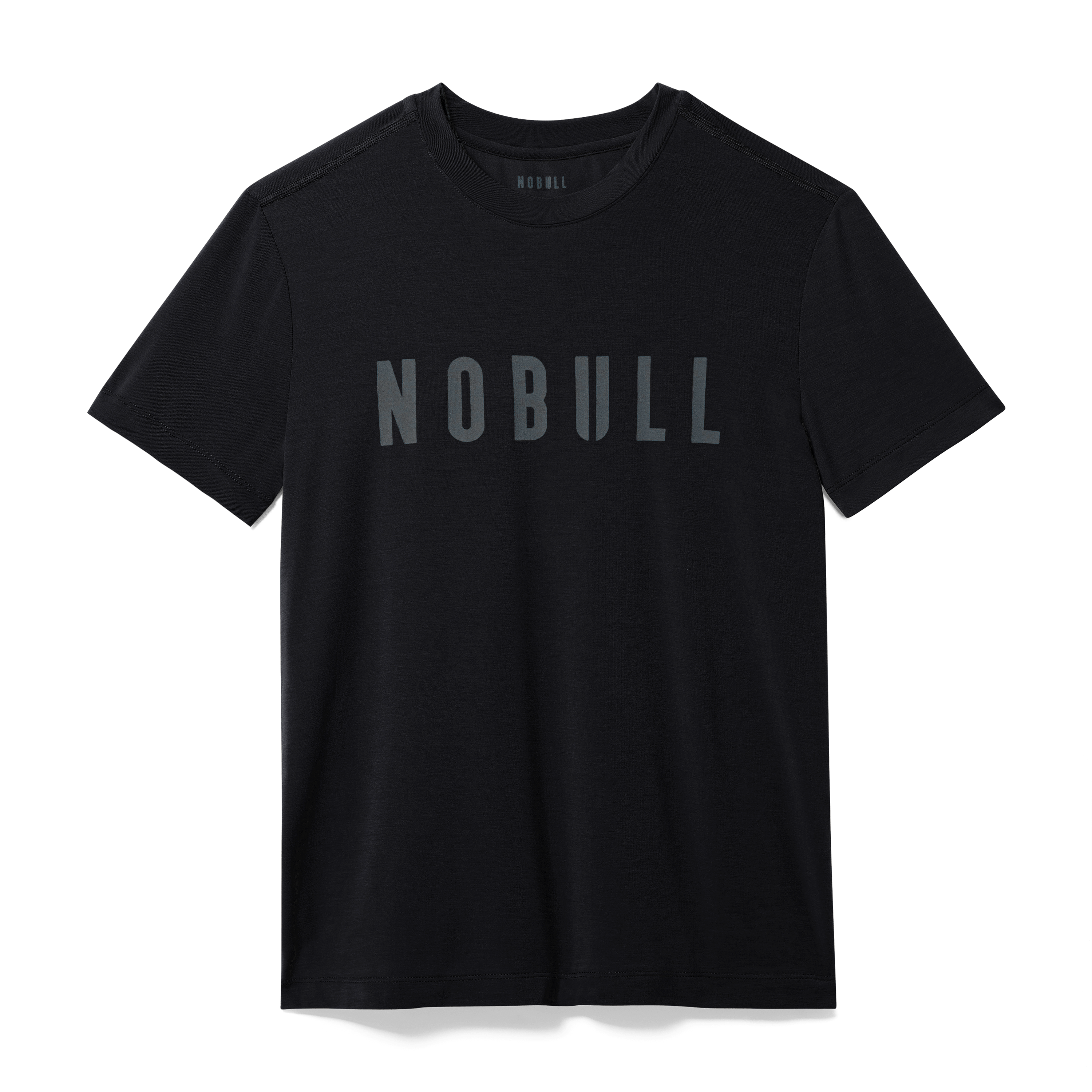 Black Men's NOBULL Tee Silhouette Angle.