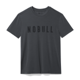 Charcoal Heather Men's NOBULL Tee Silhouette Angle.