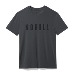 Charcoal Heather Men's NOBULL Tee Silhouette Angle.