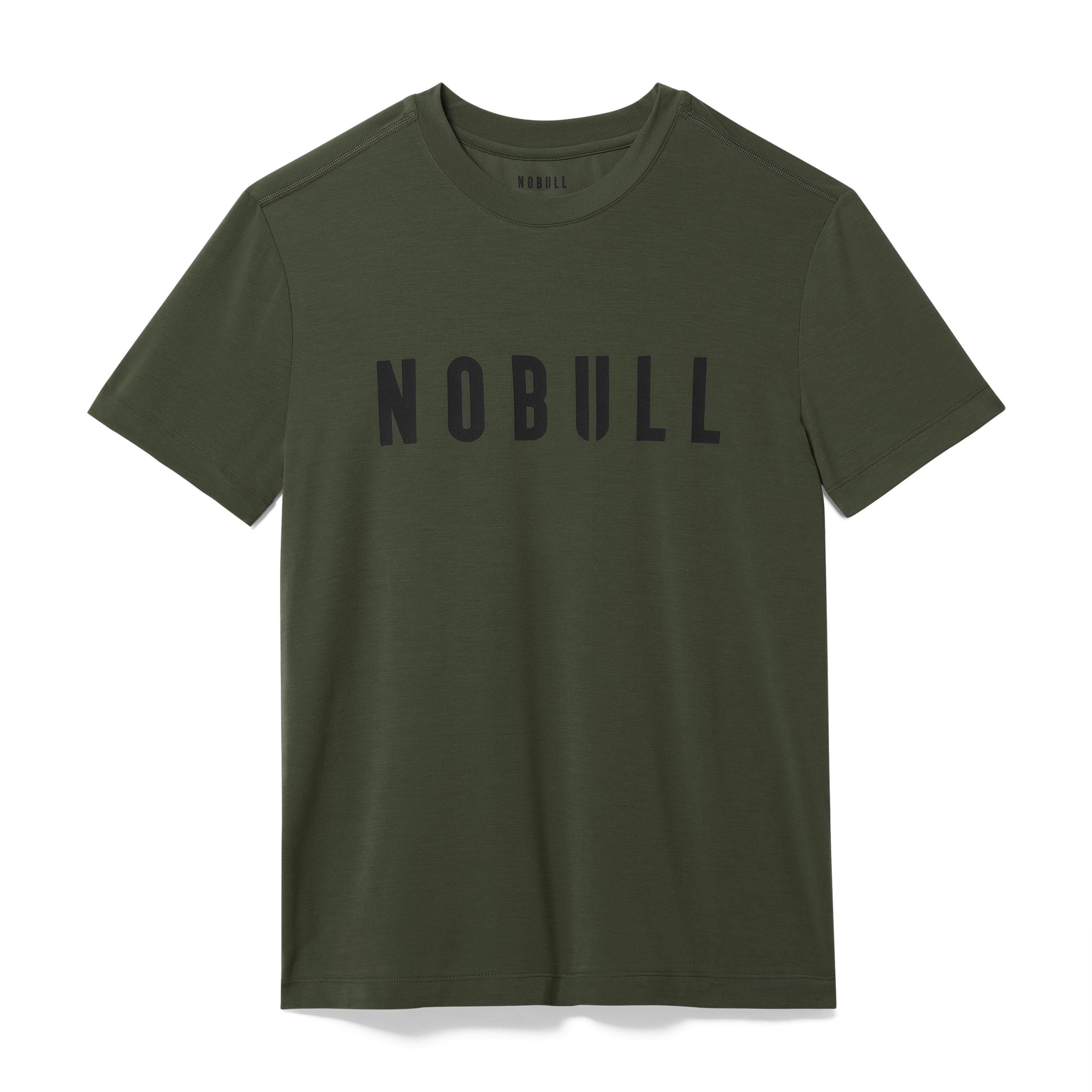 Dark Army Men's NOBULL Tee Silhouette Angle.