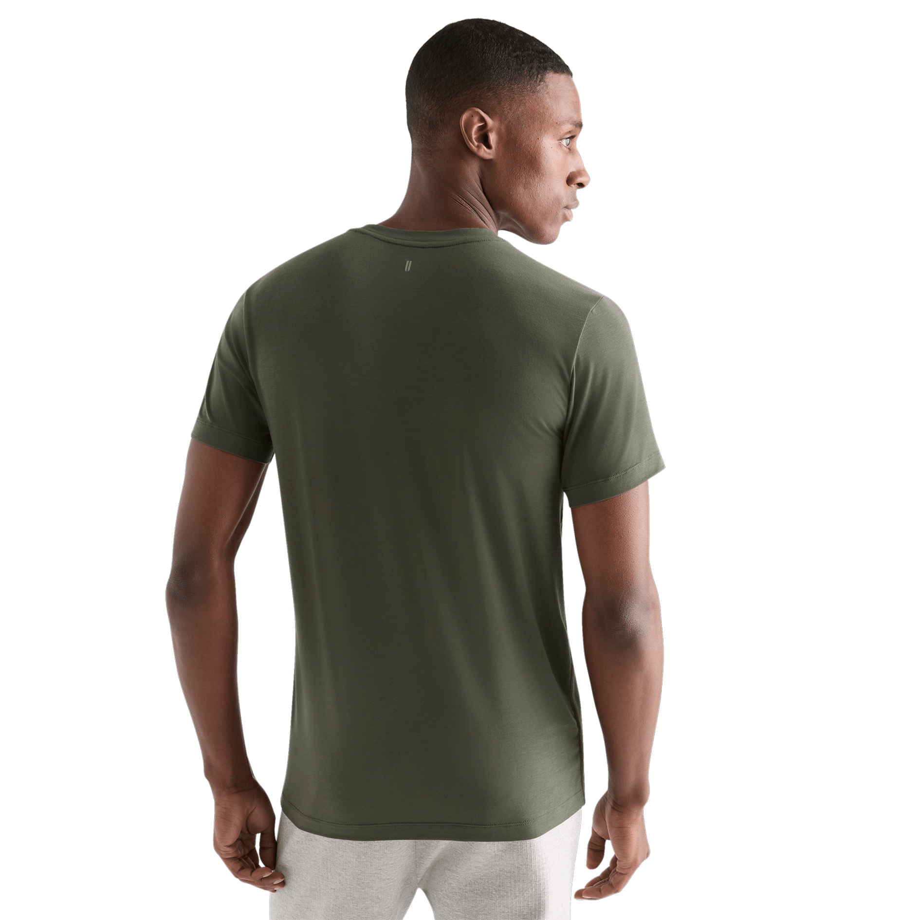 Men's Dark Army NOBULL Tee Back Angle
