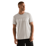 Oatmeal Men's NOBULL Tee Front Angle.