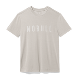 Oatmeal Men's NOBULL Tee Silhouette Angle.