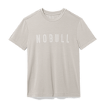 Oatmeal Men's NOBULL Tee Silhouette Angle.