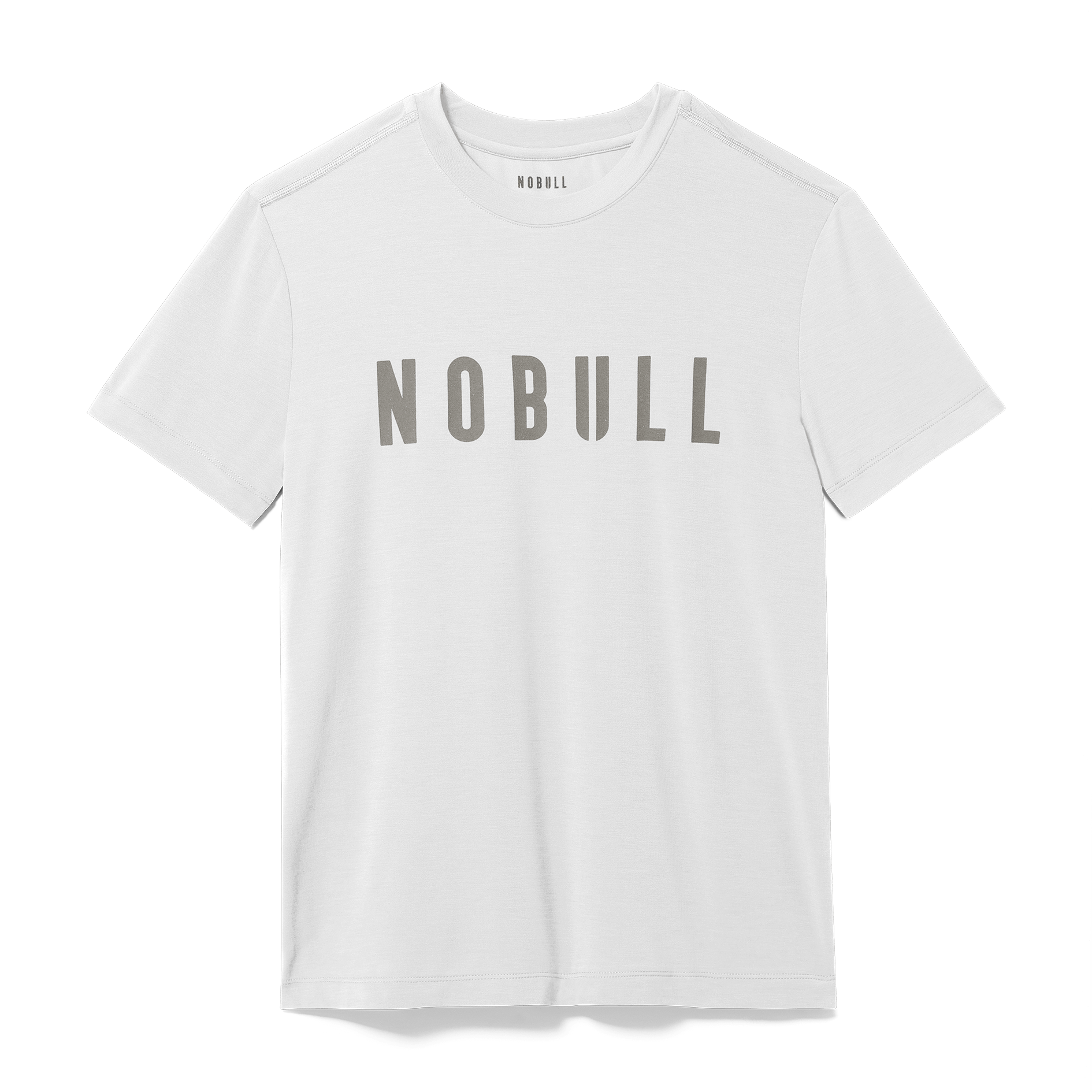 White Men's NOBULL Tee Silhouette Angle.