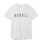 White Men's NOBULL Tee Silhouette Angle.