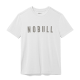 White Men's NOBULL Tee Silhouette Angle.