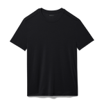 Black Men's Tee Silhouette Angle.