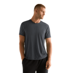Charcoal Heather Men's Tee Front Angle.