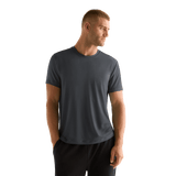 Charcoal Heather Men's Tee Front Angle.
