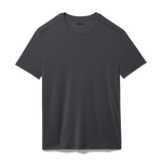 Charcoal Heather Men's Tee Silhouette Angle.