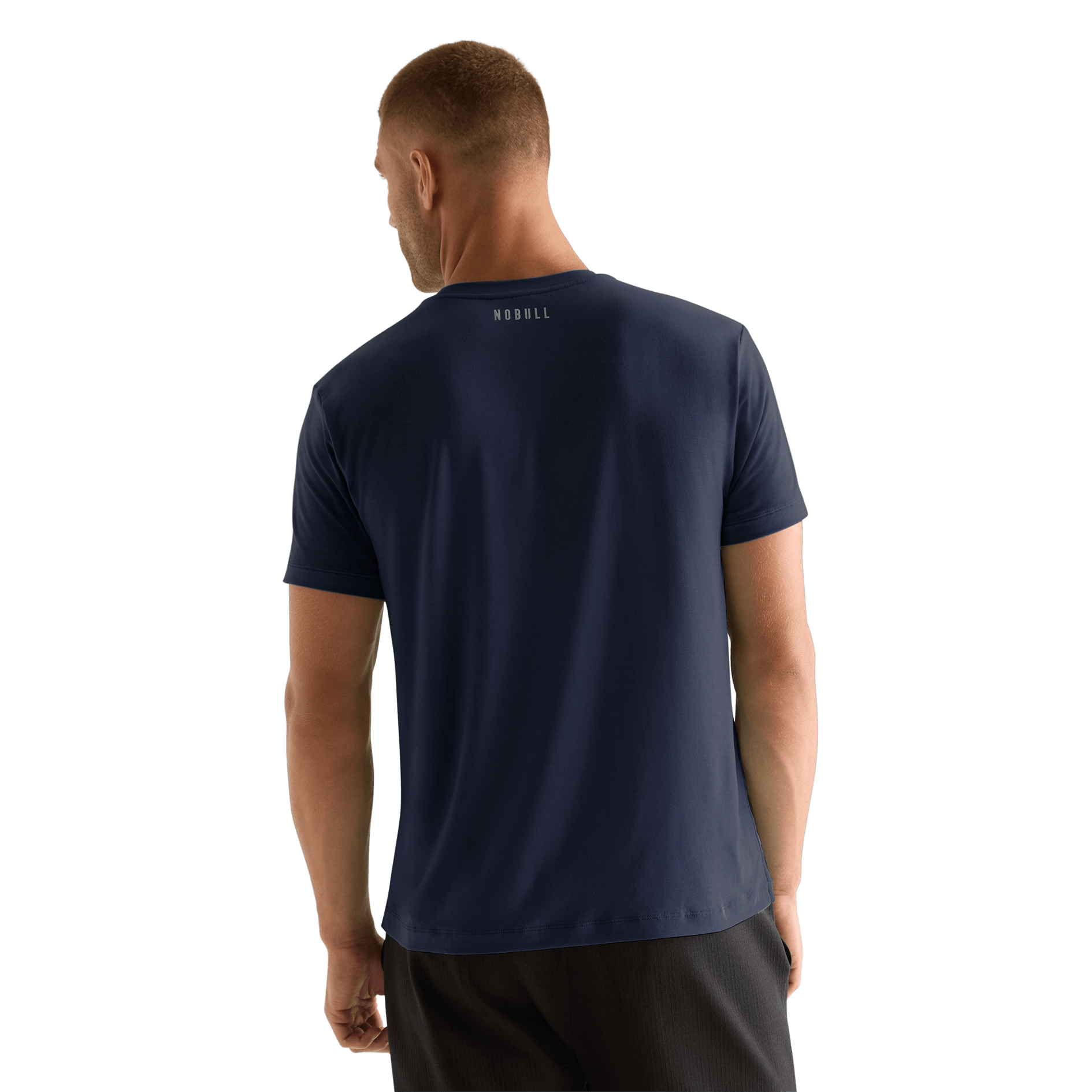 Night Navy Men's Tee NOBULL Angle.