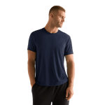 Night Navy Men's Tee Front Angle.