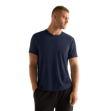 Night Navy Men's Tee Front Angle.