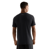 Black Men's U Tee Back Angle.