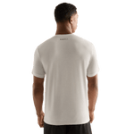 Oatmeal Men's U Tee Back Angle.
