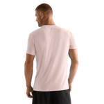 Dusty Rose Men's NOBULL Tee Back Angle.