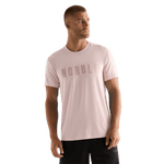 Dusty Rose Men's NOBULL Tee Front Angle.