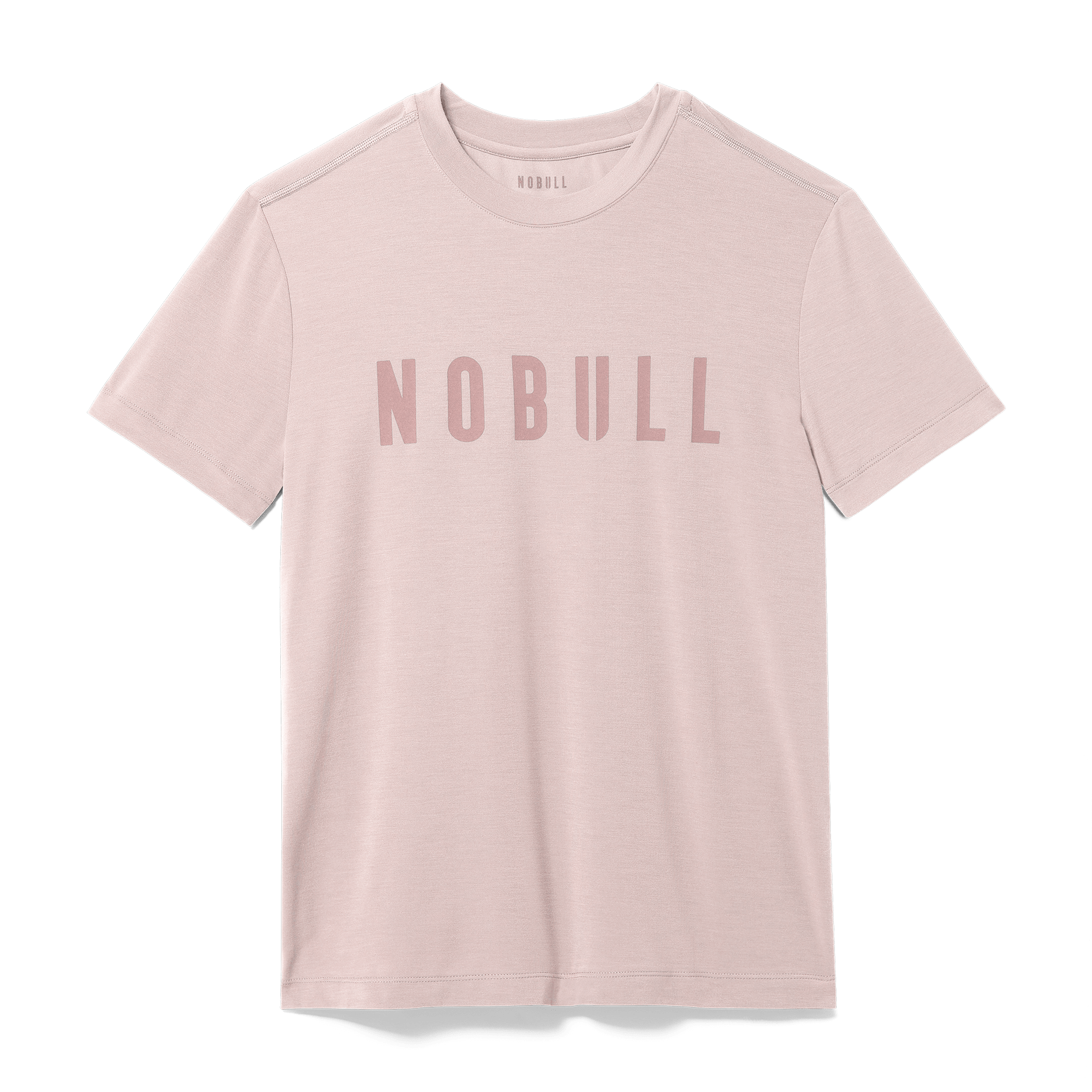 Dusty Rose Men's NOBULL Tee Silhouette Angle.