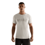 Crater Grey Men's NOBULL Tee Front Angle.