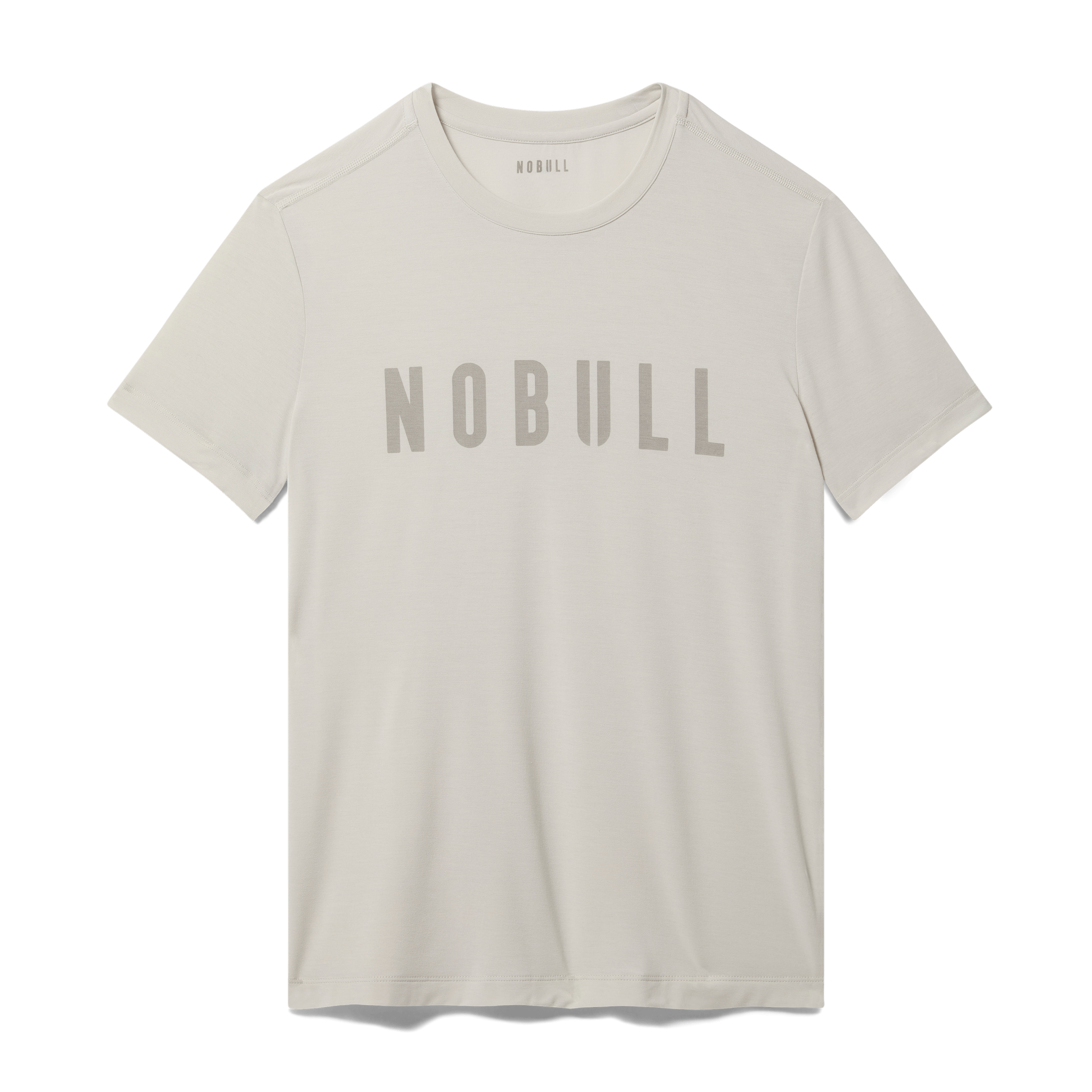 Crater Grey Men's NOBULL Tee Silhouette Angle.