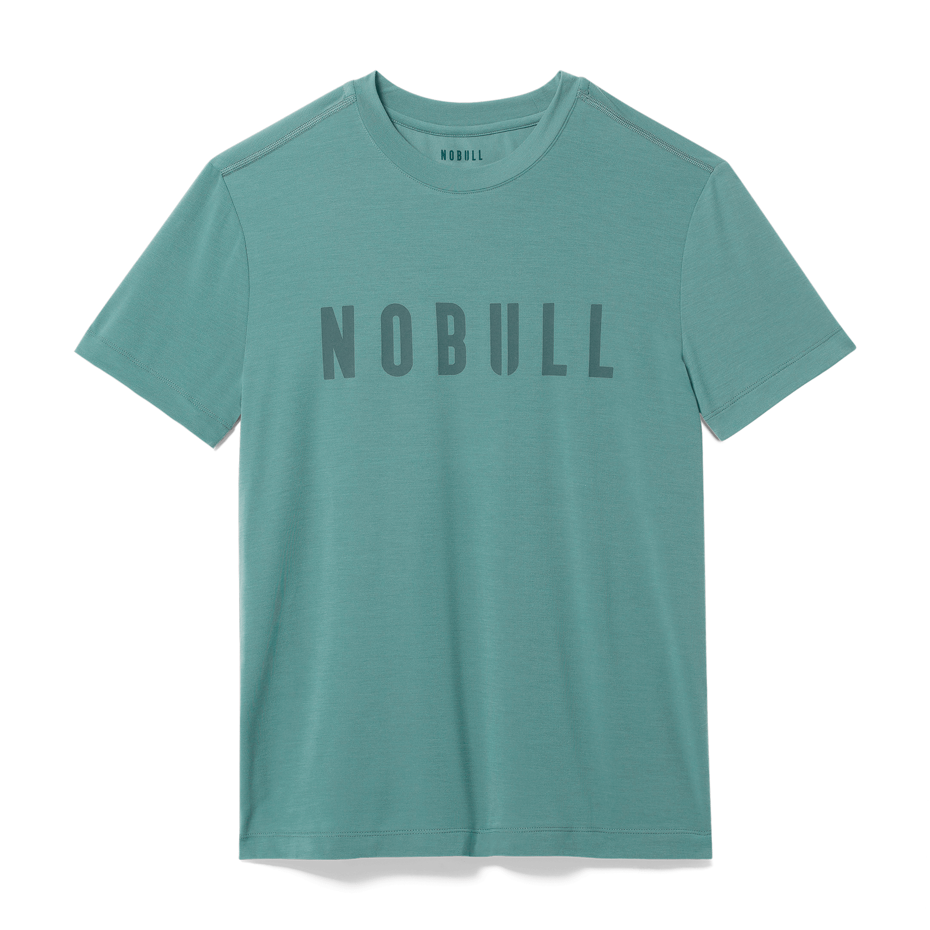 Oil Blue Men's NOBULL Tee Silhouette Angle.