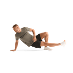 Dark Fallen Rock Men's NOBULL Tee Action Shot Angle.