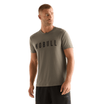 Dark Fallen Rock Men's NOBULL Tee Front Angle.