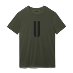Dark Army Men's U Tee Silhouette Angle.
