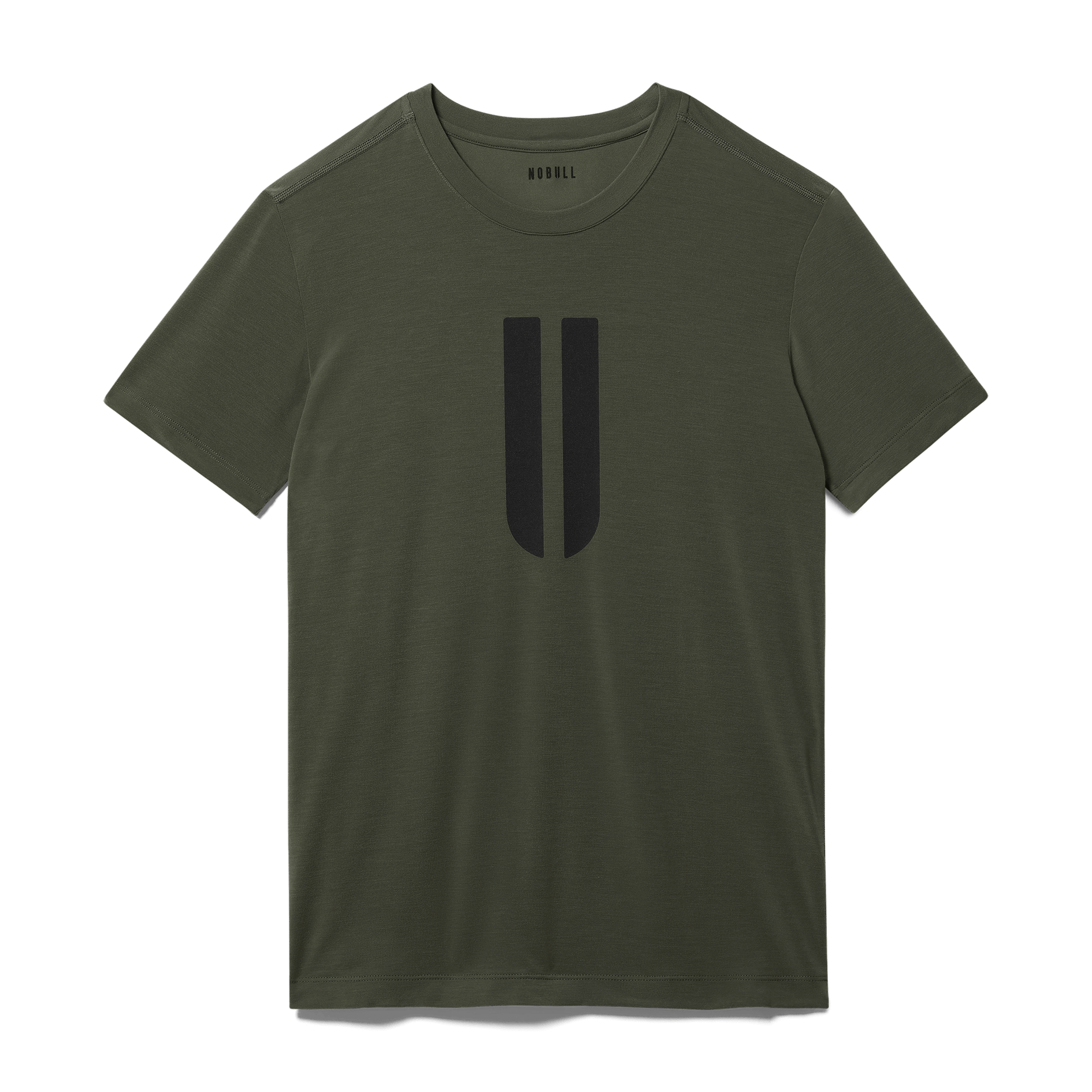 Dark Army Men's U Tee Silhouette Angle.