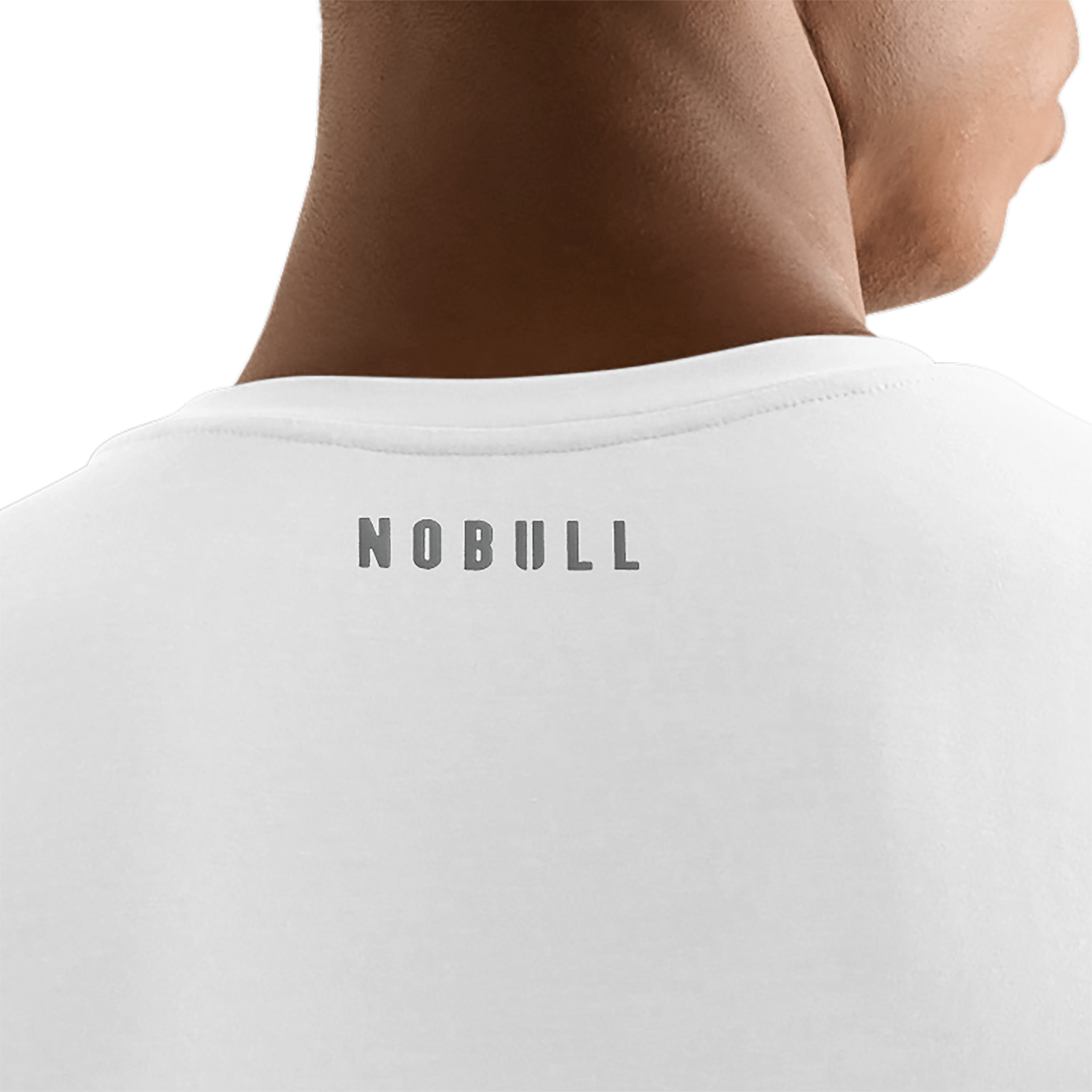 White Men's U Tee NOBULL Angle.